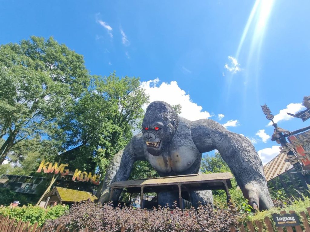 king kong grote gorilla bobbejaanland