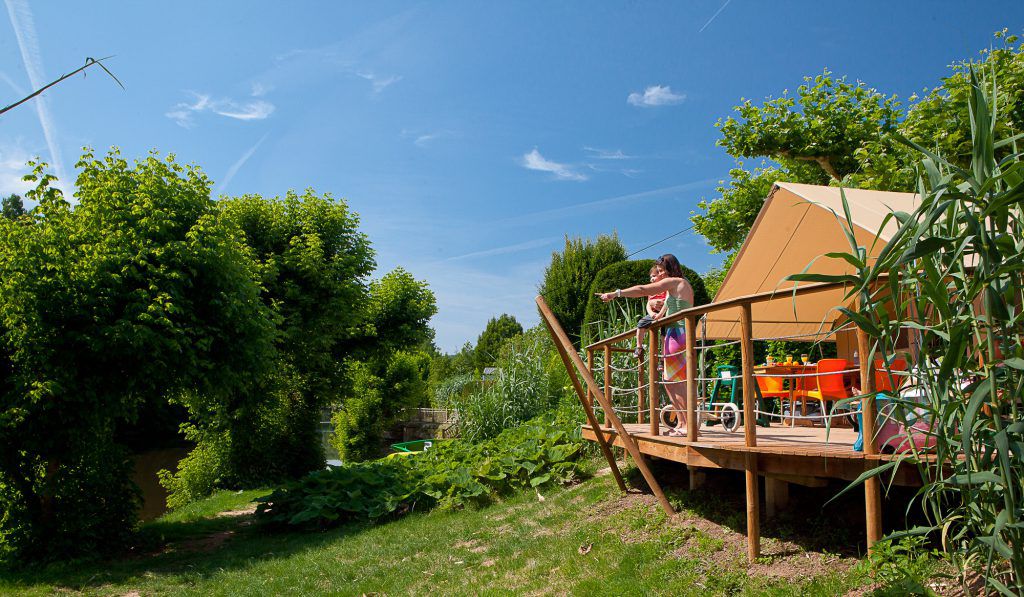 camping le paradis dordogne frankrijk tent safaritent 