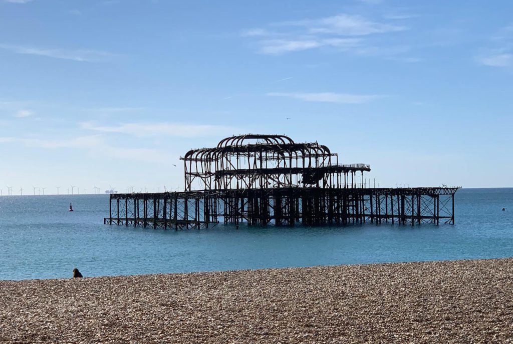 Ruined Brighton West Pier Photo wat te doen in brighton