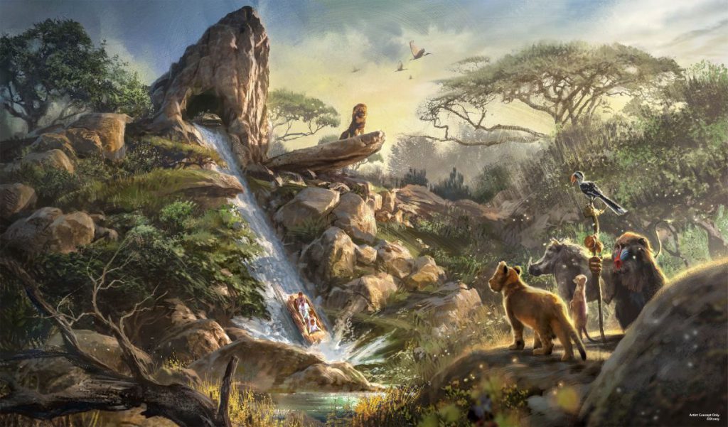 Lion King attractie afrika simba waterattractie disneyland paris adventure world